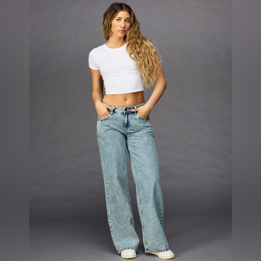 RSQ Womens Low Rise Baggy Jeans